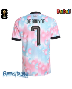 Belgia Kevin De Bruyne #7 Tricou Fotbal Replică Mondial 2026 Barbati Deplasare Belgia Kevin De Bruyne #7 Tricou Fotbal Replică Mondial 2026 Barbati Deplasare